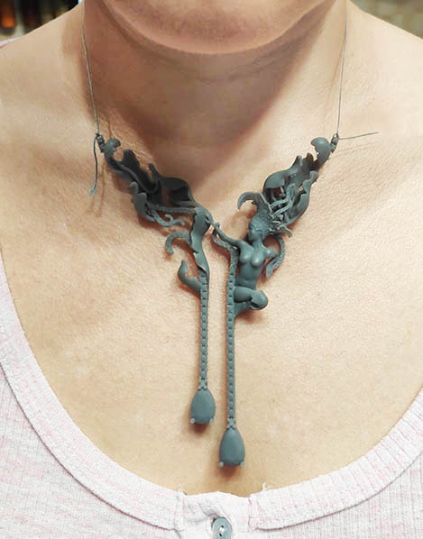 Polymer model for fitting jewelry